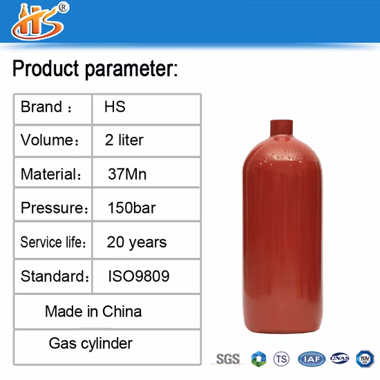 Cilindro de gás hilariante de óxido de nitrogênio N2o por atacado