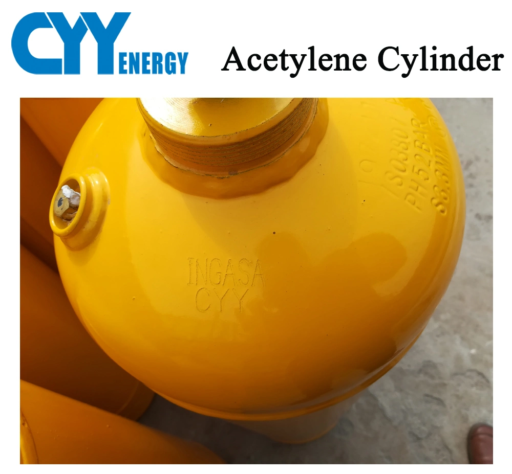 High Pressure Acetylene Weld Seamless Steel Gas Cylinder