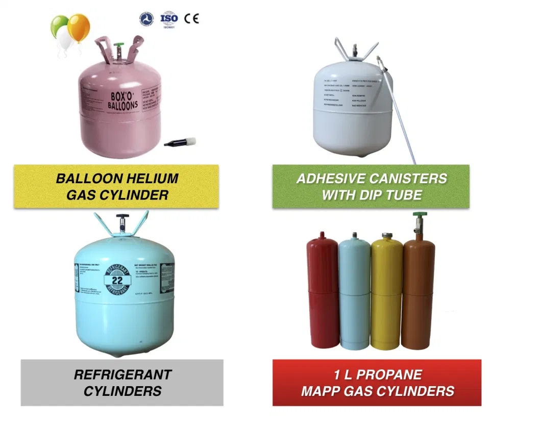 22.4L Helium Gas Cylinder Disposable Helium Gas Balloon Storage Tank